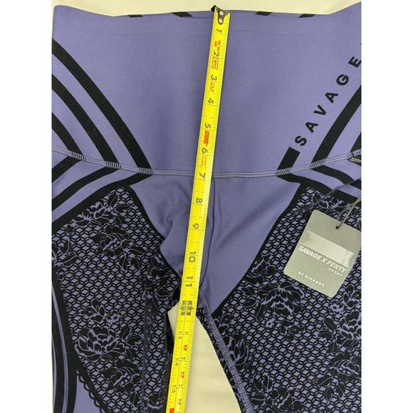 Savage X Fenty Sport by Rihanna Womens Leggings Size XL (14-16) Purple NWT - Picture 8 of 14